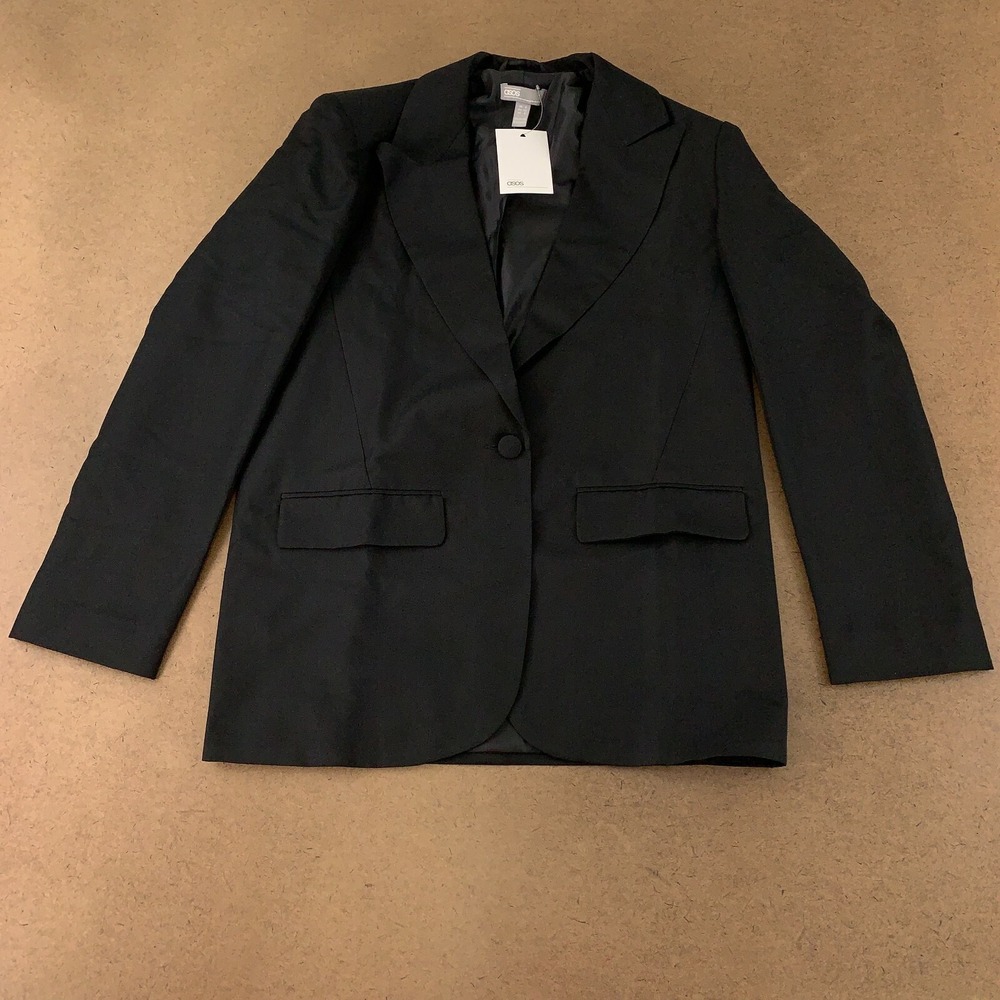 ASOS Design Women's Size 0 Black Perfect Blazer NWT